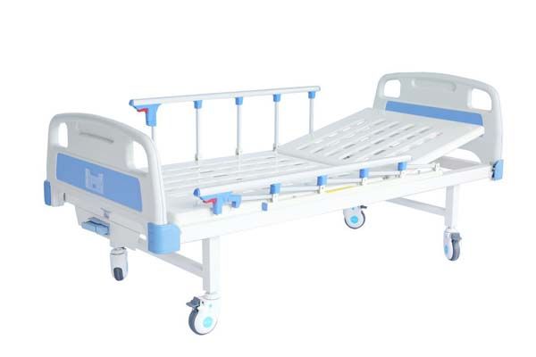 E10C一功能護理床 (四角剎車、沖孔、五檔護欄）