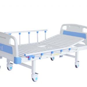 E19A單搖便孔護理床（輪、護欄） 