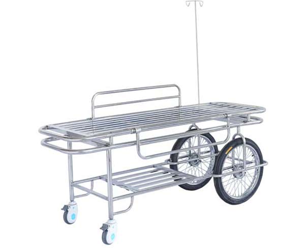 ZJ-Z2全不銹鋼兩大兩小輪擔架車